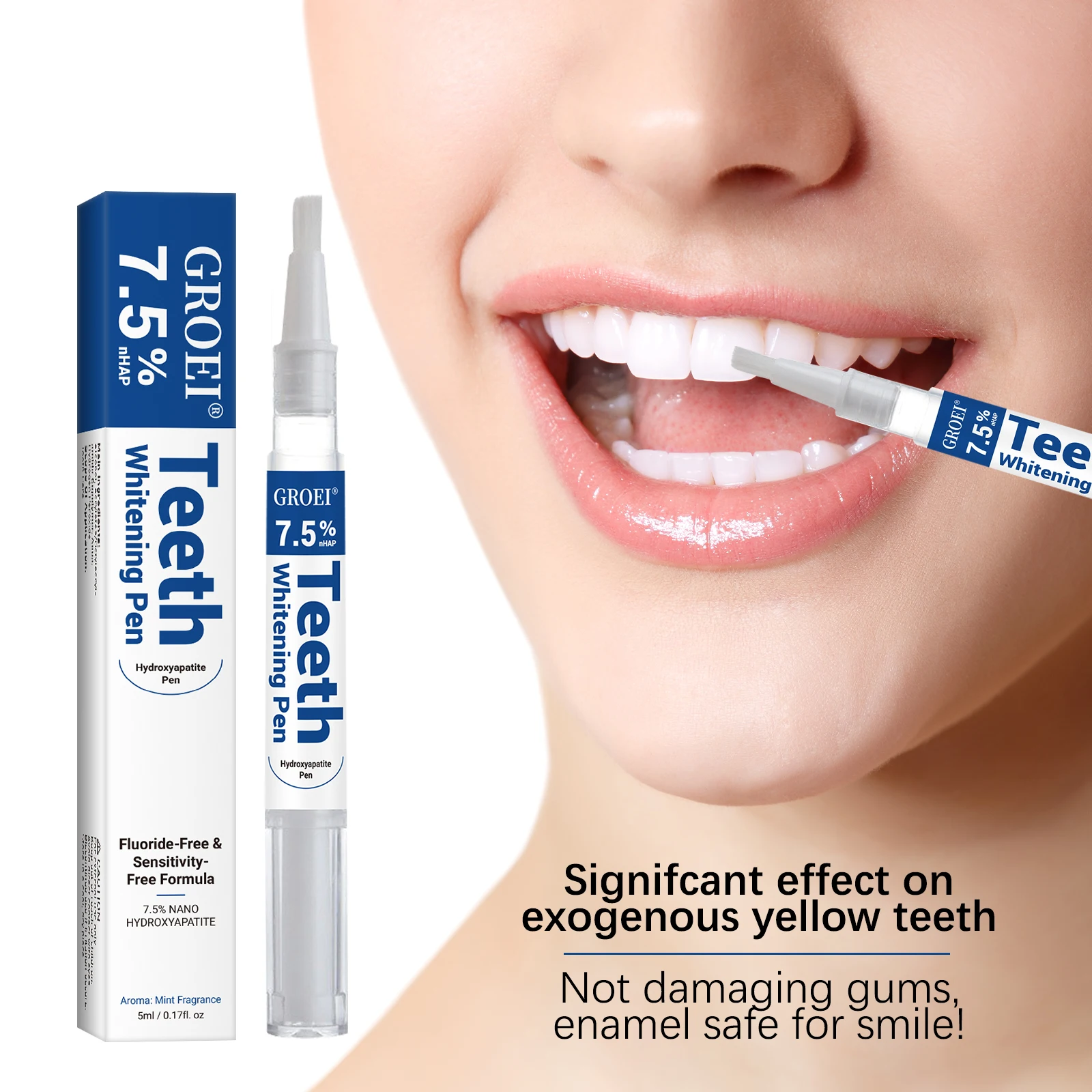 Teeth Paint Whitening - Penna per sbiancamento dei denti idrosapatite