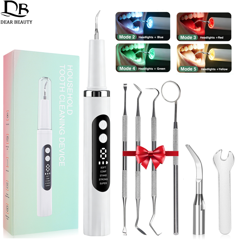 Teeth Whitening Uv - Pulitore Dentale Elettrico a Ultrasuoni con