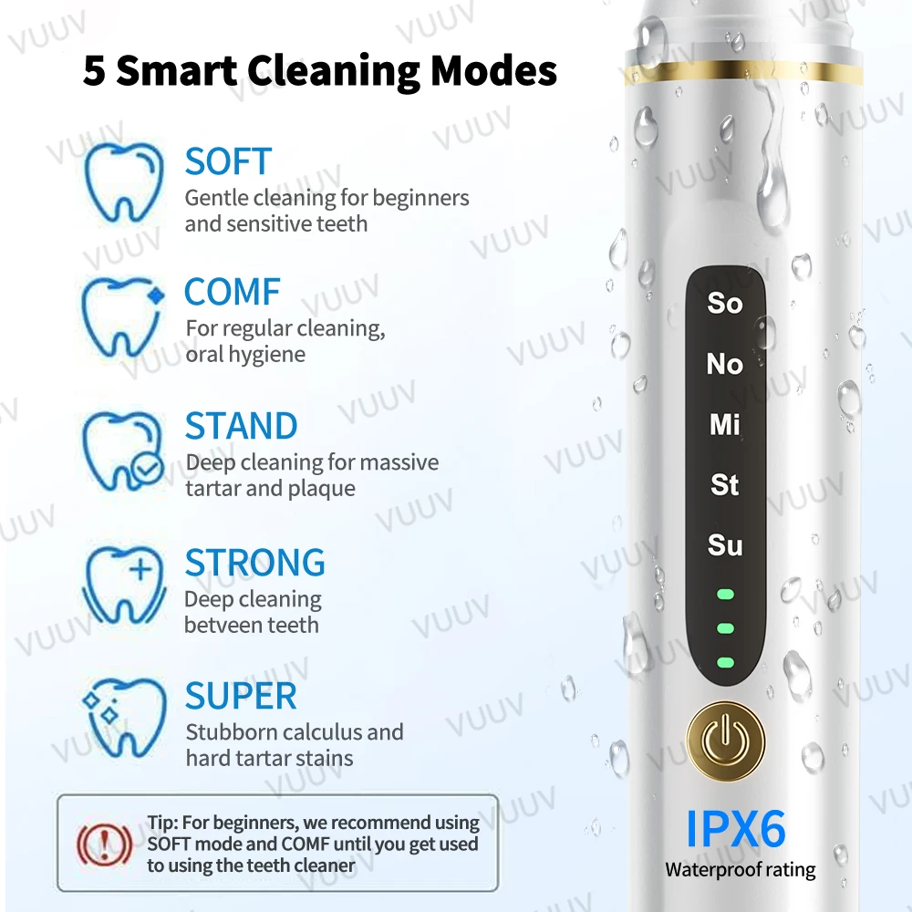 VUUV Pulitore Dentale a Ultras - Teeth Whitening Uv recensione e prezzo