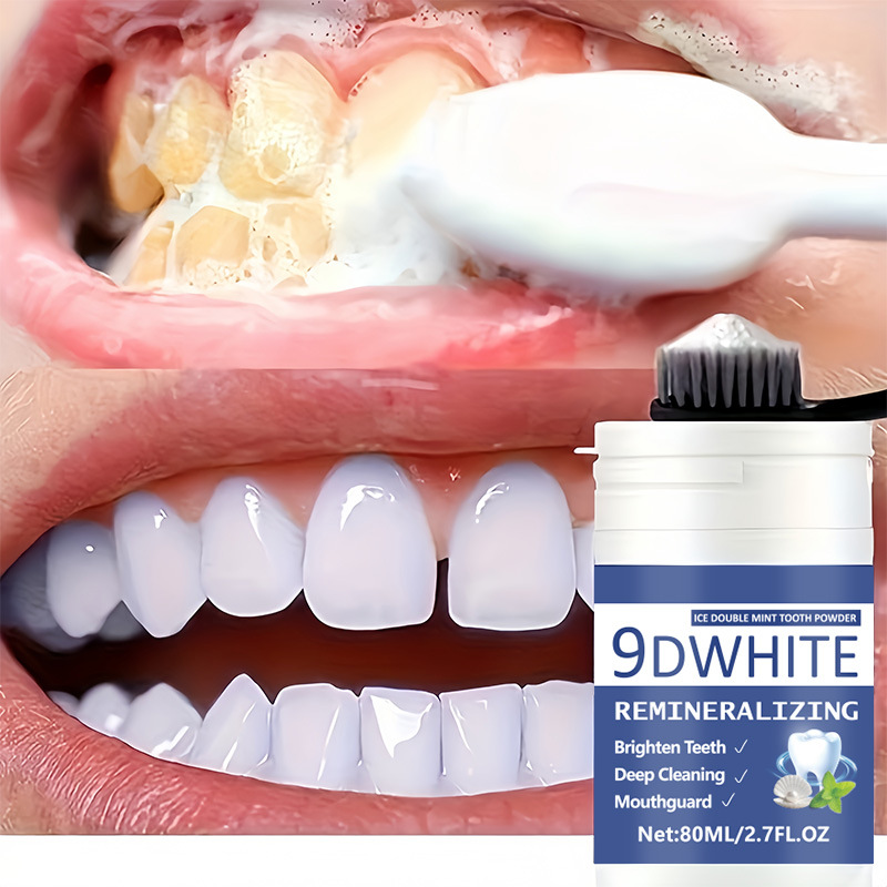 Polvere sbiancante per denti 9 - Teeth Whitening Free recensione e prezzo